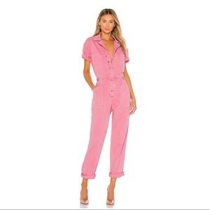 Pistola Grover Jumpsuit in Flamingo size SMALL fits like Medium
